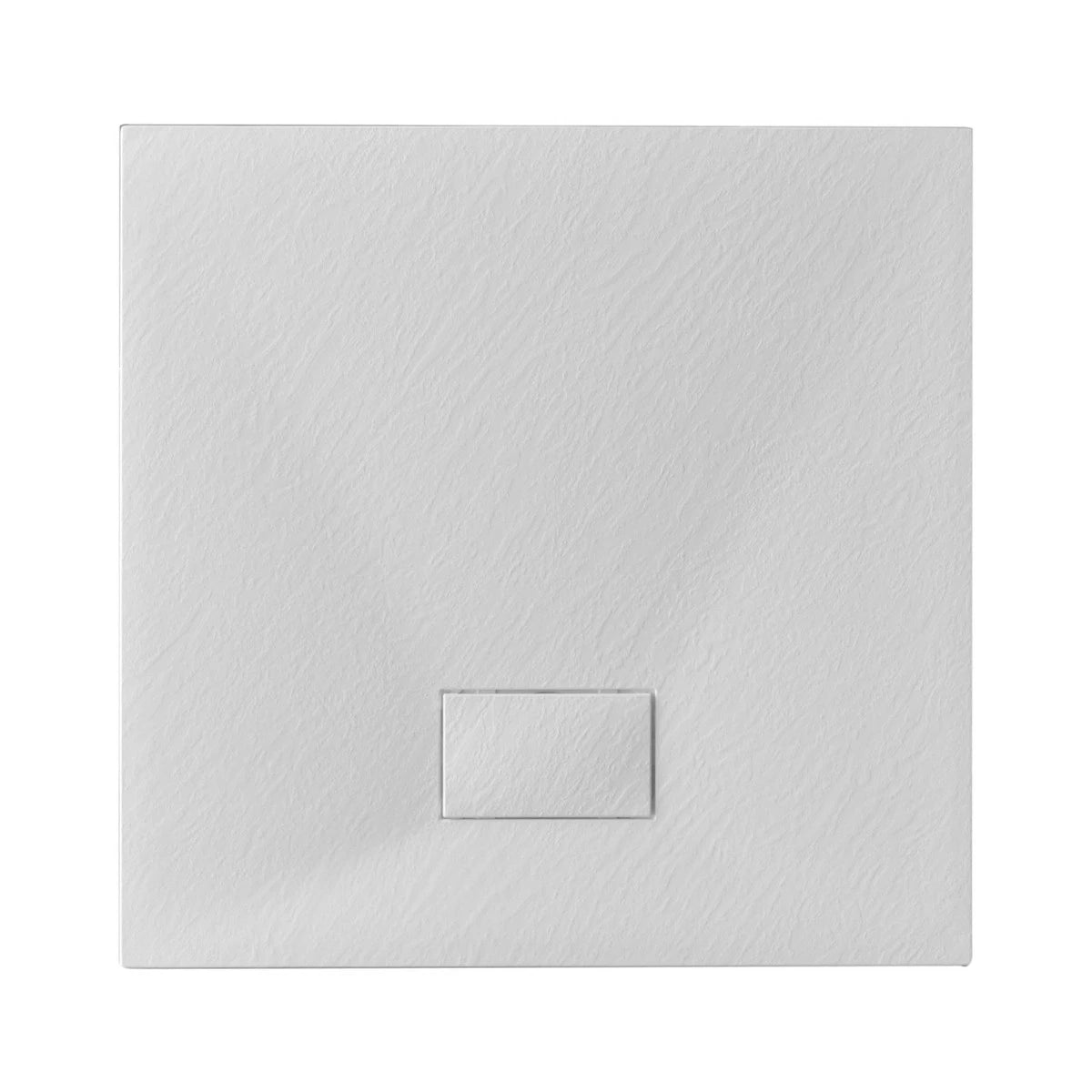 Piatto Doccia Quadrato 80x80 in SMC Antibatterico Effetto Pietra Slim Quadro D.X