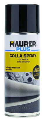 Colla Spray 400ml Permanente Temporanea Tessuti Gomma Moquette Legno Metallo VBS