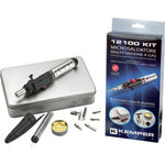 Saldatore a Gas Micro Ricaricabile KEMPER 12100 Kit Piezo con Accessori V.X