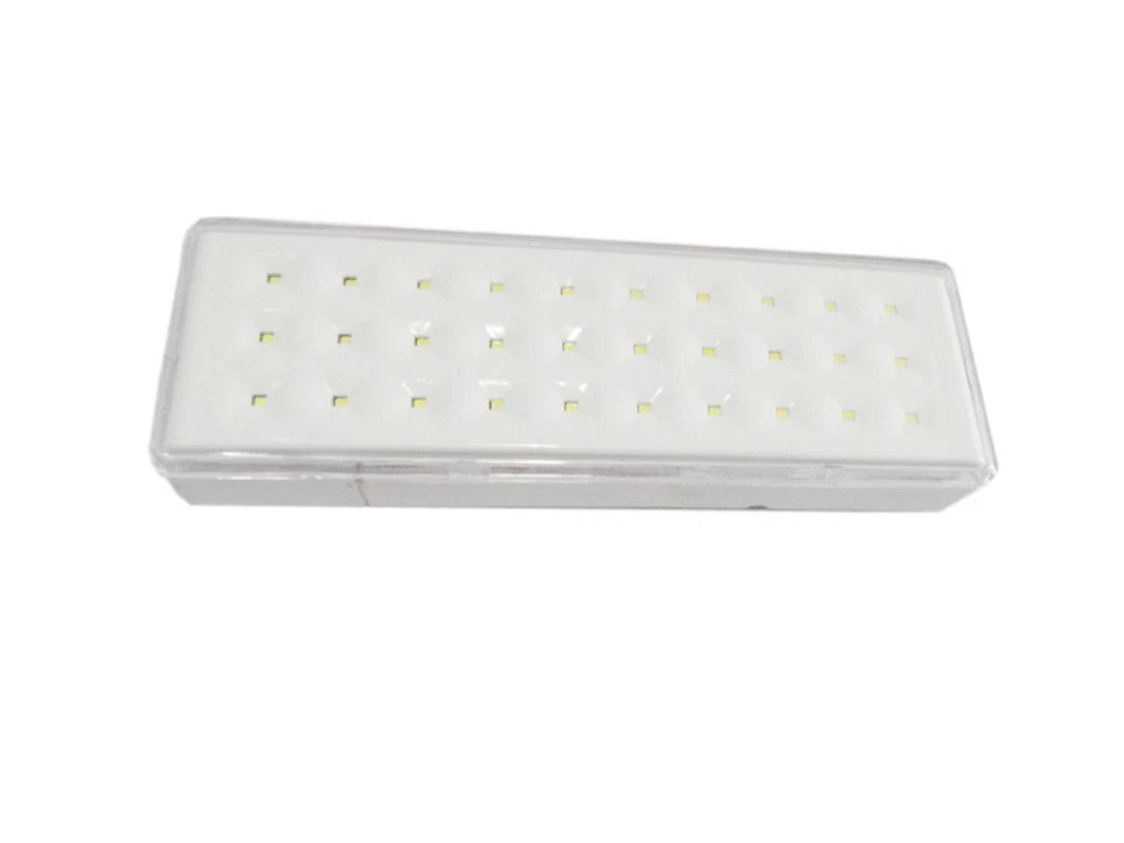 Lampada Luce Emergenza LED 3W 30 LED 300 lm 6400K Plafoniera Autonomatica 0H V.L