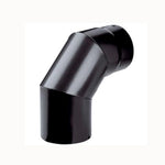 Canna Fumaria Tubo Stufa a Legna Nero Opaco Tubi Gomiti Scarico Fumi Ø80-150 V.X