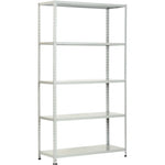 Scaffale Metallico PROMETAL 5 Ripiani 200cm Grigio Portata 400kg Aste Intere V.X
