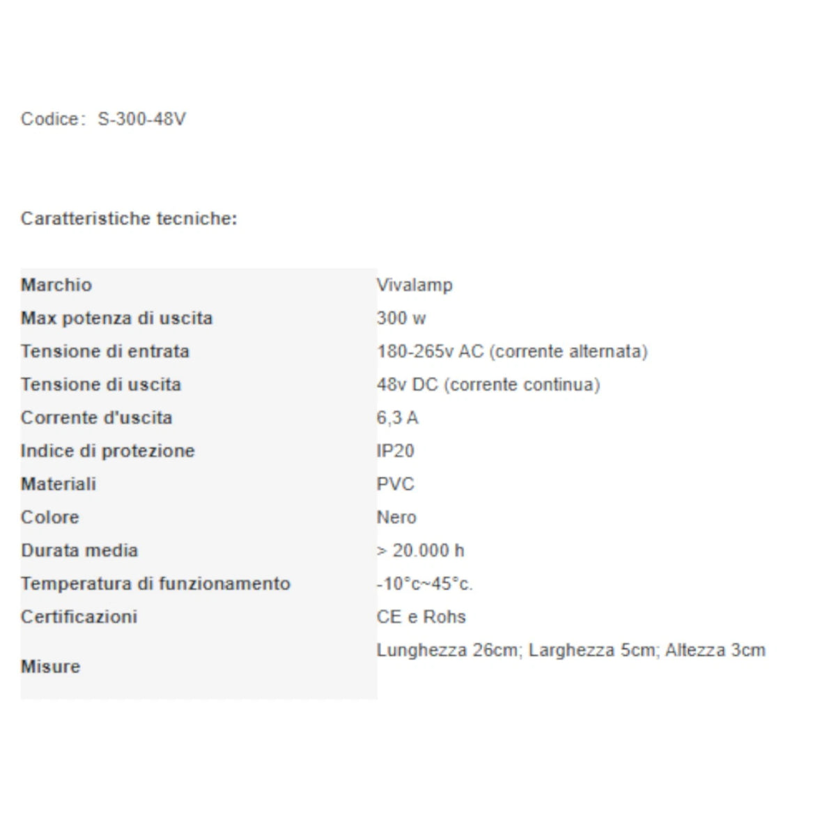 FARETTO A BINARIO TRIFASE 48V LED FARETTI BARRE 1 2 M GRIGLIA SOSPENSIONE V.L