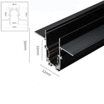 Faretto Kit Binario Magnetico 48V Completo LED Faretti Sospesi Incasso Soffitto
