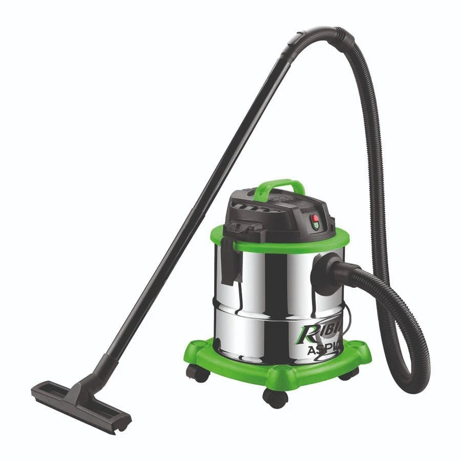 Aspiratore Solidi Liquidi Ribimex 20L 1200W Bidone Acciaio Soffiatore VBS