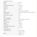 Plafoniera LED IP65 18W 36W 50W 60 120 150cm A+ Bianca Parete Soffitto 6500K V.L