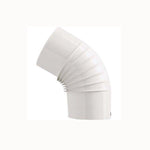 Canna Fumaria Tubo Stufa a Legna BIANCO Tubi Gomiti Scarico Fumi Ø 10-14 Cm V.X