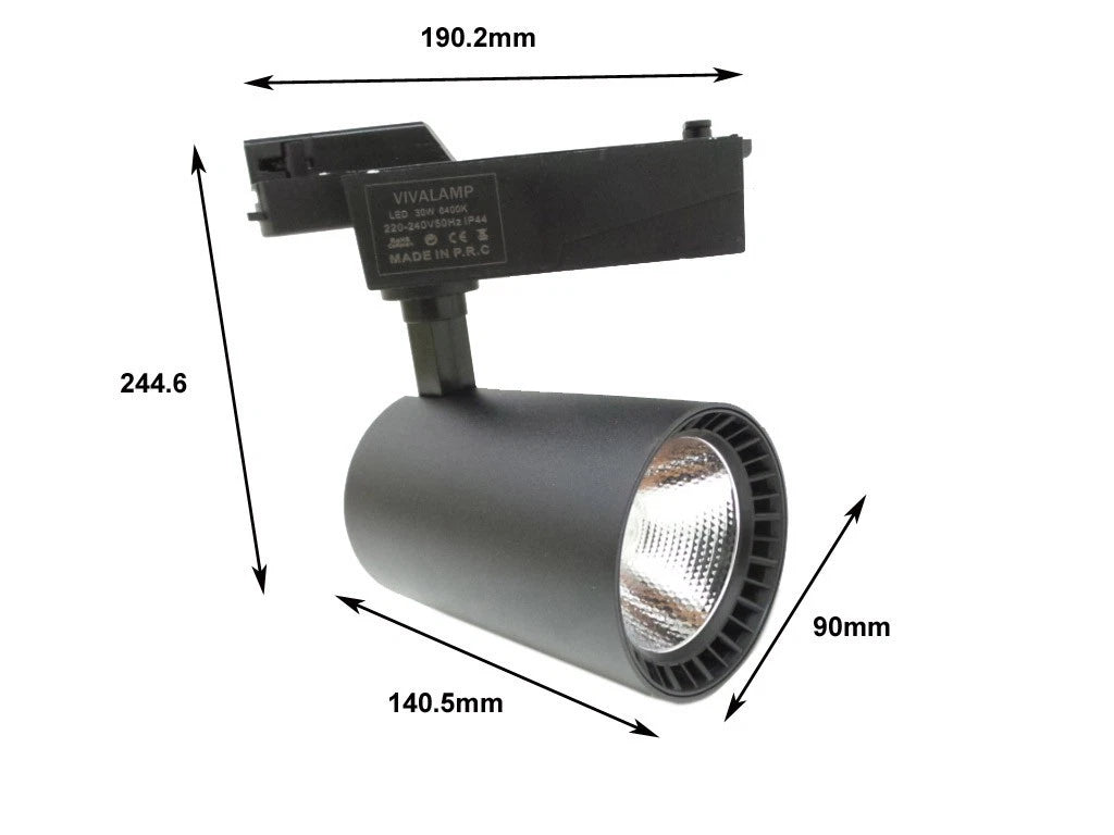 FARETTO A BINARIO TRIFASE 48V LED FARETTI BARRE 1 2 M GRIGLIA SOSPENSIONE V.L
