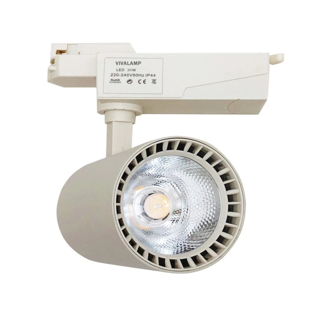 Faretto LED a Binario Monofase 1 1,5 2 Metri Lampada Spot Orientabile Soffitto