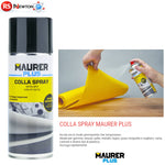 Colla Spray 400ml Permanente Temporanea Tessuti Gomma Moquette Legno Metallo VBS