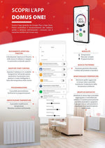 Termosifone WiFi Radiatore Elettrico Smart Alexa Google Home 750-1800W D.X