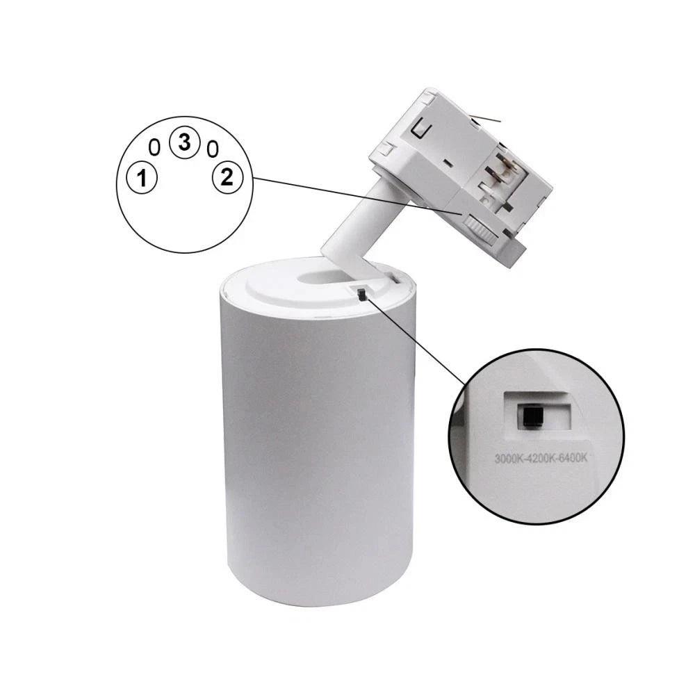 FARETTO BINARIO MAGNETICO 48V LED INCASSO FARETTI BARRE GRIGLIA SOSPENSIONE V.L