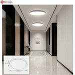 Plafoniera LED 48W Rotonda Ø37cm 3840LM 220V Bianca CCT 3000K 4200K 6400K V.L