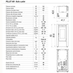 Stufa a Pellet Freepoint Piko 6 5,5 kW Made in Italy Riscaldamento Ventilata V.X