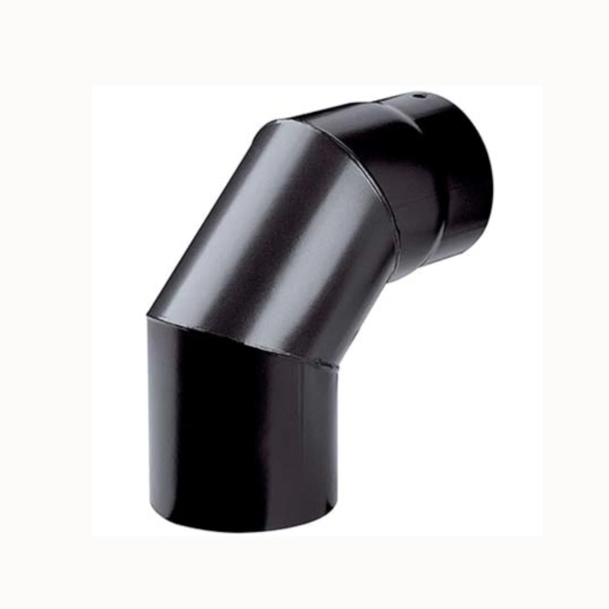 Canna Fumaria Tubo Stufa a Legna Nero Opaco Tubi Gomiti Scarico Fumi Ø80-150 V.X