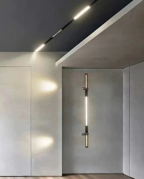Faretto Kit Binario Magnetico 48V Completo LED Faretti Sospesi Incasso Soffitto