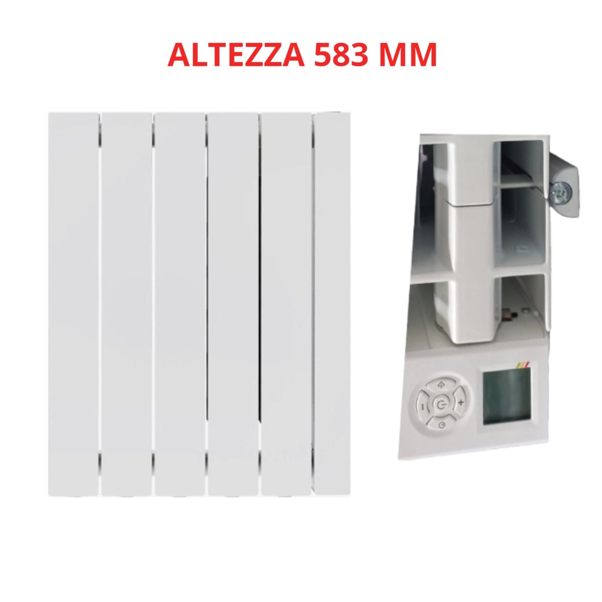 Termosifone WiFi Radiatore Elettrico Smart Alexa Google Home 750-1800W D.X
