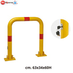 Dissuasore Parcheggio ad Archetto Manuale 63x34x60 cm Barriera Posto Auto VBS