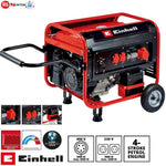 Generatore di Corrente Einhell TC-PG 5500W Benzina AVR 230V 400V Trifase V.X