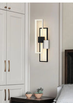 Applique LED Telecomando Dimmerabile 46W CCT Moderno Lampada Parete Camera V.L