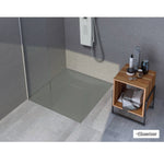 Piatto Doccia Quadrato 80x80 in SMC Antibatterico Effetto Pietra Slim Quadro D.X