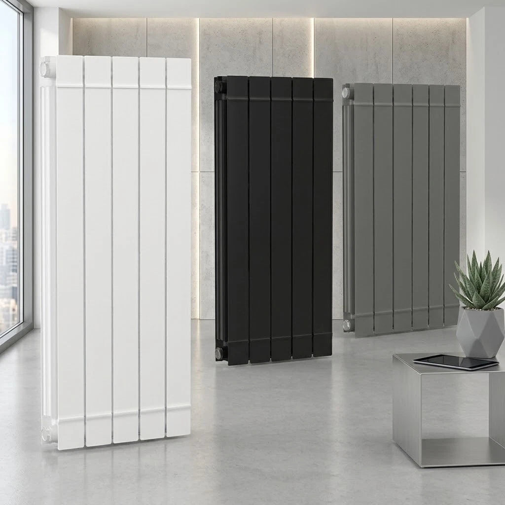 Termosifone FONDITAL Radiatore Alluminio Int. 1800 2000 Nero Grigio Bianco D.X