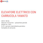 Paranco Elettrico Montacarico Argano Verricello Sollevatore Con Carrucola VBS