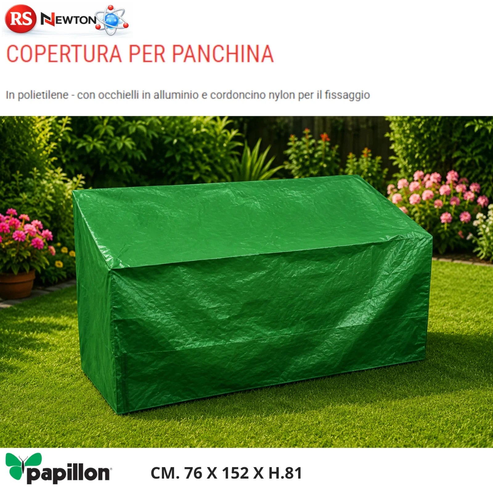 Copertura Panca Giardino Telo Impermeabile Copri Panchina Anti Pioggia VBS