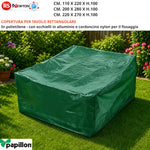 Telo Copri Tavolo Giardino Impermeabile Rettangolare Anti Pioggia Universale VBS