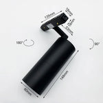 Faretto Kit Binario Magnetico 48V Completo LED Faretti Sospesi Incasso Soffitto