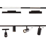 Faretto Kit Binario Magnetico 48V Completo LED Faretti Sospesi Incasso Soffitto