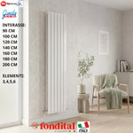Termosifone Alluminio Radiatore FONDITAL 3-6 Elementi Interasse 900-2000mm D.X