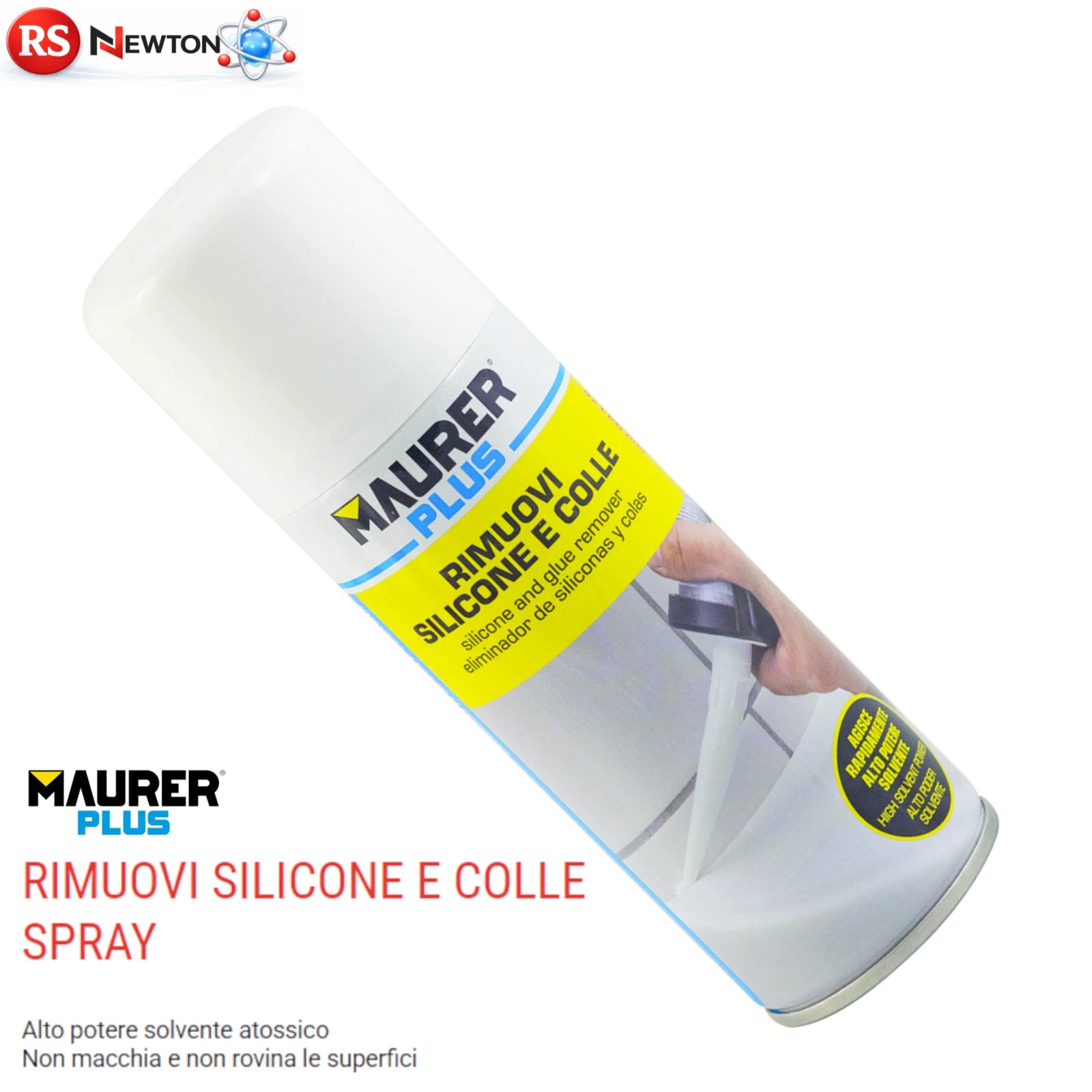 Rimuovi Silicone Spray 200ml Solvente Colle Sigillante Elimina Residui Colla VBS