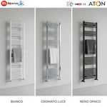 Termoarredo Scaldasalviett<wbr/>e Bagno H176 Termosifone Acciaio Bianco Nero Cromo D.X