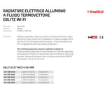 Termosifone WiFi Radiatore Elettrico Smart Alexa Google Home 750-1800W D.X
