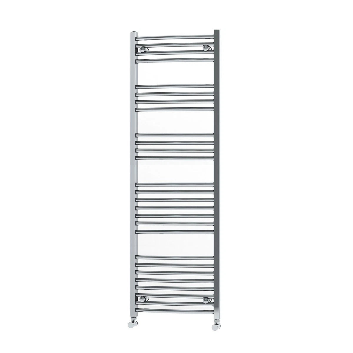 Termoarredo Cromo Curvo ATON Scaldasalviett<wbr/>e Bagno Moderno Acciaio Radiatore D.X