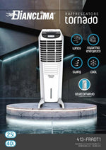Raffrescatore Evaporativo Giaccio Digitale 25L 40L Ventilatore Telecomando D.X