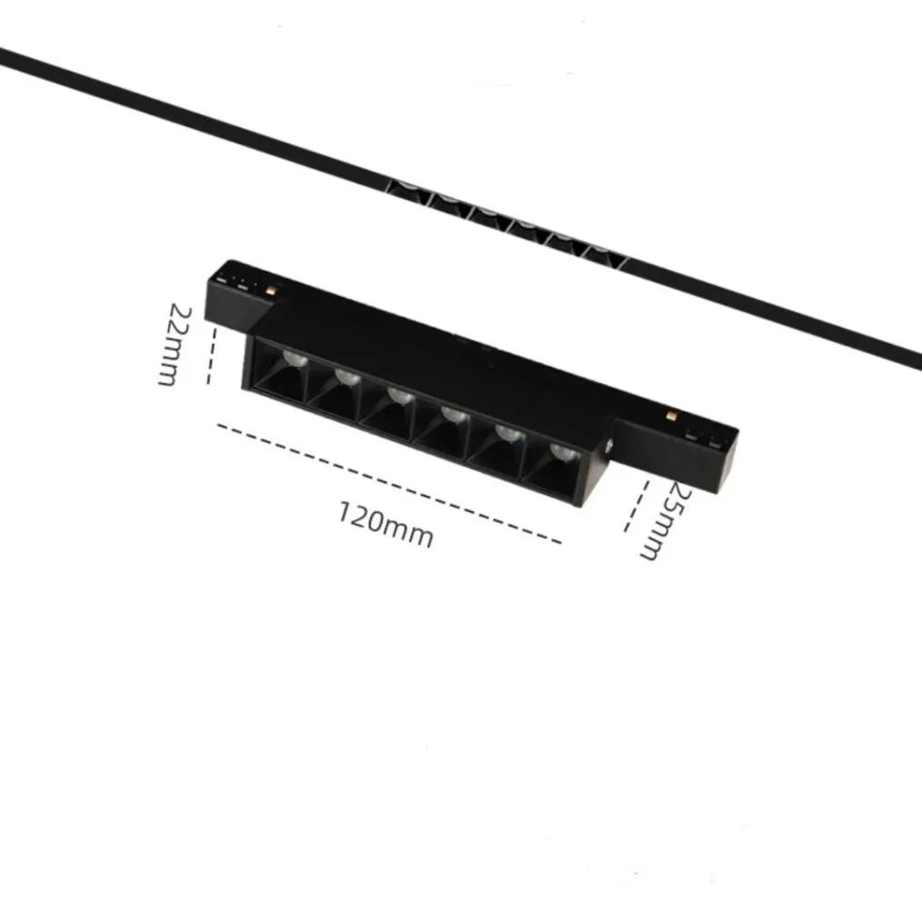 FARETTO BINARIO MAGNETICO 48V LED INCASSO FARETTI BARRE GRIGLIA SOSPENSIONE V.L