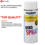 Vernice Primer Fondo Stucco Spray 400 ml Aggrappante Coprimacchia Ancorante VBS