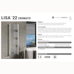 Termoarredo Scaldasalviett<wbr/>e Acciaio Radiatore Bagno Termosifone Tubi Moderno D.X