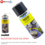 Rilevatore Fughe Gas Spray Cercafughe Aria Compressa Tubazioni GPL Metano VBS