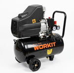 Compressore Aria WORKIT 50L 2HP 2kW 8 Bar 188 L/min 230V Coassiale V.X