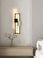 Applique LED Telecomando Dimmerabile 46W CCT Moderno Lampada Parete Camera V.L