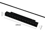 Faretto Kit Binario Magnetico 48V Completo LED Faretti Sospesi Incasso Soffitto