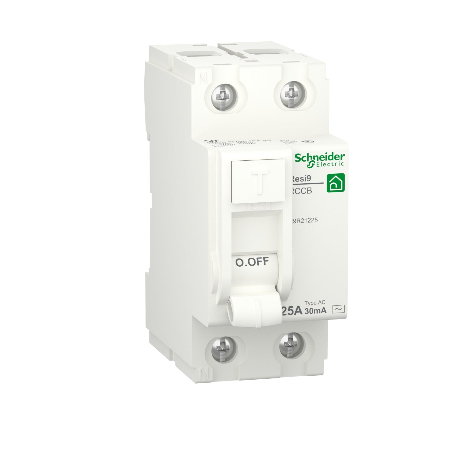 Interruttore differenziale puro Schneider 25A 2P 30 MA AC 2 moduli R9R21225