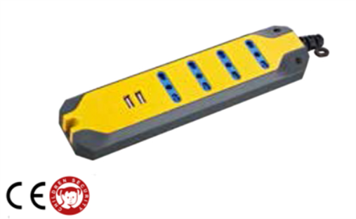 MULTIPRESA 4 POSTI BIVALENTI + 2 USB VIVALAMP